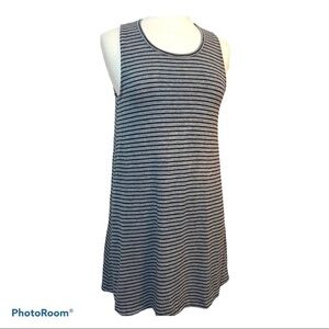 Madewell Relaxed Striped Jersey Tank Dress Lounge LARGE